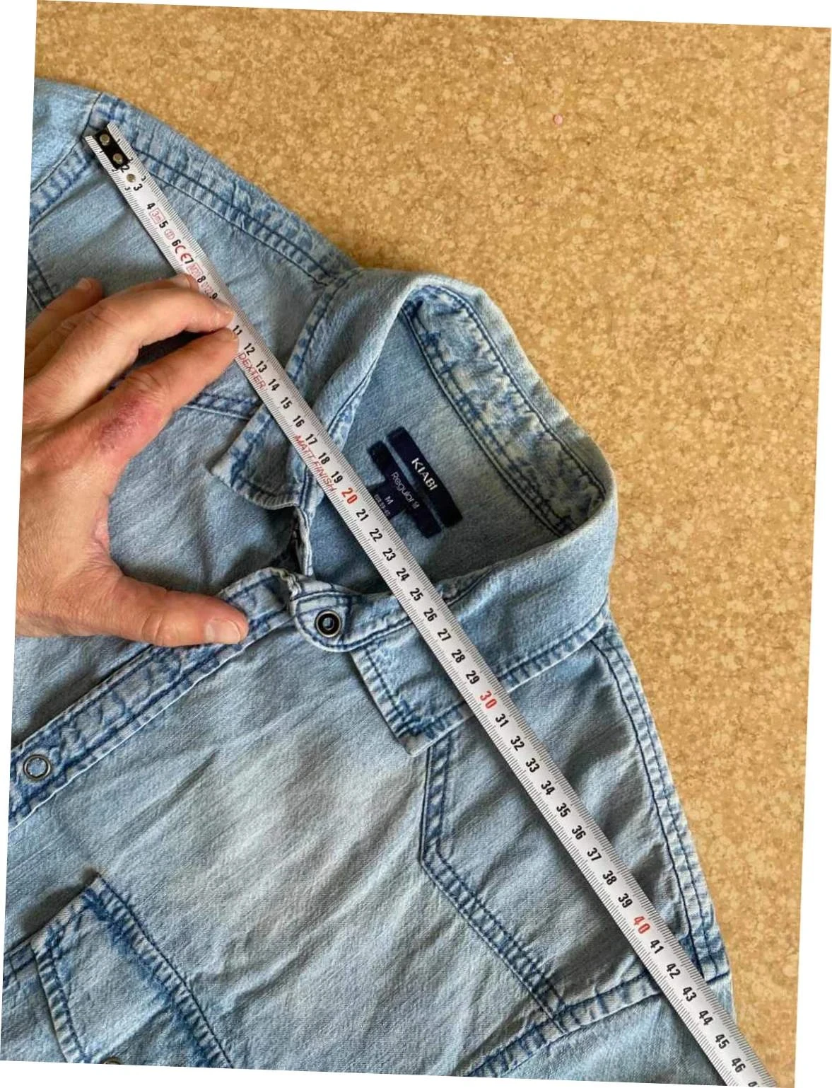 Camisa jeans Kiabi tamanho M – photo 4